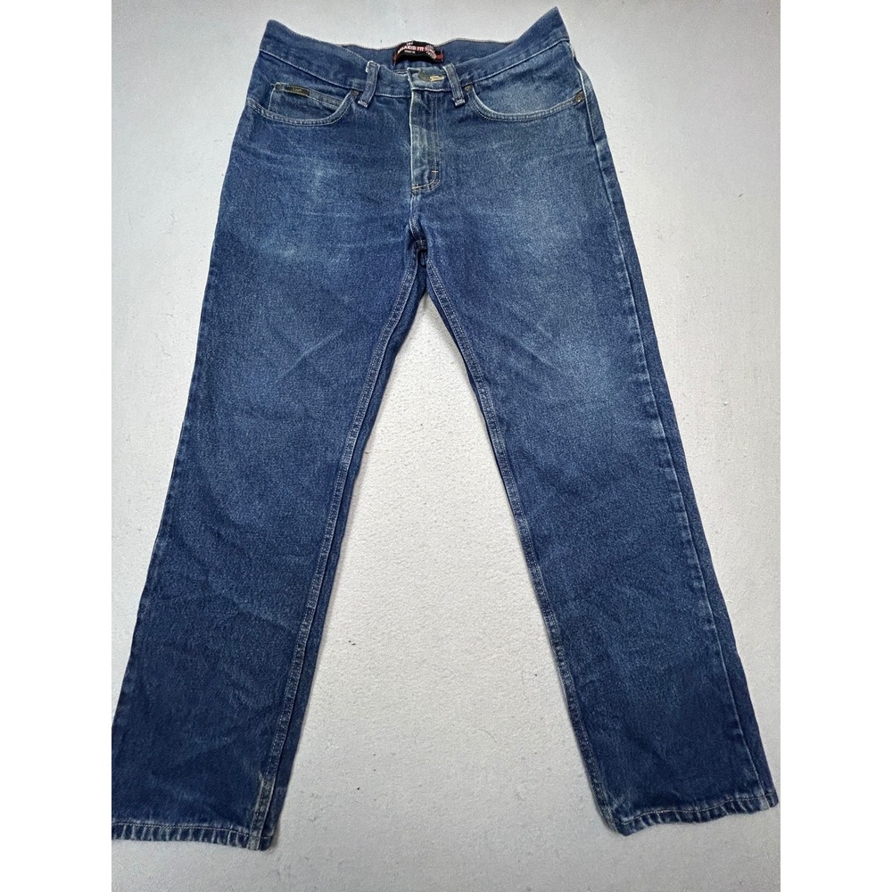 Lee Relaxed Fit Straight Leg 100 Cotton Blue Denim 32x30 Mens